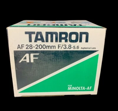 Tamron AF 28-200mm F/3.8-5.6 Aspherical Lens For Minolta-AF - New Open Box - Image 1 of 4