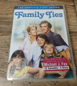 FAMILY TIES SEASON 1 (DVD, 2007, 4-Disc Set) NEW - Picture 1 of 5