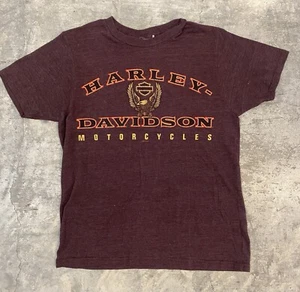 2012 HARLEY DAVIDSON Baltimore MD Motorcycle Size Medium Burgundy T-Shirt - Picture 1 of 4