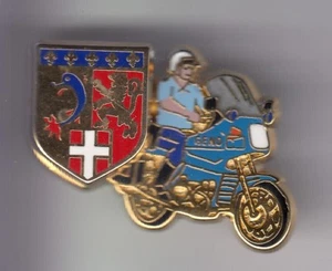 RARE PINS PIN'S .. GENDARMERIE NATIONALE MOTO BMO BMW BLASON ALPES DAUPHINE ~DY - Imagen 1 de 1
