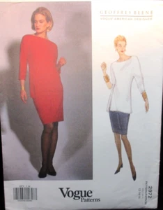 Vogue American Designer Pattern 2972 Geoffrey Beene Size-12-14-16 - Picture 1 of 9