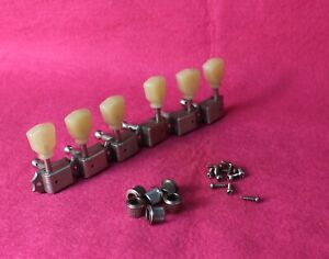 Aged Kluson No Line Tuners For 50's Les Paul - Nickel #321