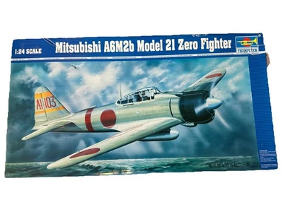Trompetista 1:24 Mitsubishi A6M2b Tipo 21 Zero Fighter Aircraft Foto 1 de 2