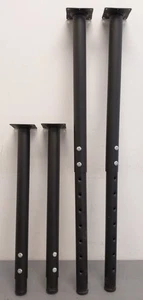 Adjustable Metal Table / Desk Legs 22-36 inch Height (4 Pieces) EX - Picture 1 of 5