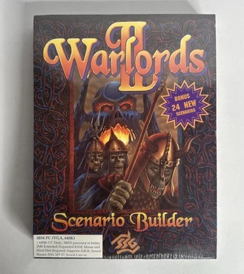Warlords 2 Scenario Builder Big Box Set Great Condition Rare Pc IBM NEW! SEALED! - Image 1 of 4