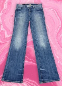 Jeans taglio stivaletto vita bassa Citizens Of Humanity Kelly #001 Y2K donna 29 30x34 - Foto 1 di 14