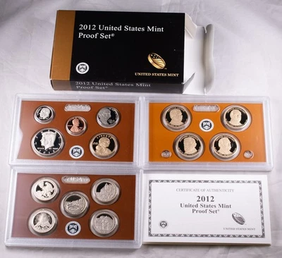 2012 U.S. Mint Proof Set OGP box COA  - Image 1 of 4