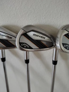 Callaway Mavrik Golf Iron Set 5-PW, AW, SW (8 clubs) Regular Flex Steel Shaft - Picture 1 of 7