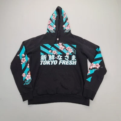 Suéter Fresh Laundry Masculino Pequeno Preto Tóquio Fresco Moletom Gráfico Casual Streetw - Imagem 1 de 4