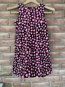 Hartstrings Girls Jumper Dress Size 8 Fine Wale Corduroy Pink Hearts - Picture 1 of 9