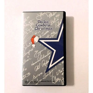 Dallas Cowboys Christmas VHS Tape Vintage 1980s Produced by Chris Christian - Imagen 1 de 4