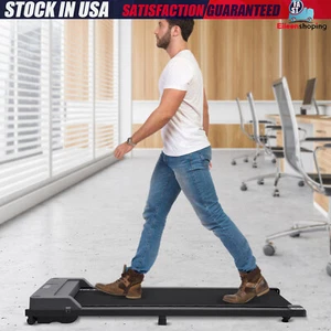 Folding Treadmill Electric Remote Running Fitness Jogging Machine Home Office - Picture 1 of 46