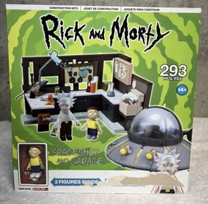 McFarlane Toys Rick and Morty Spaceship and Garage Large Construction Set - Picture 1 of 6