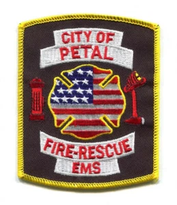 Petal Fire Rescue Department Patch Mississippi MS - Picture 1 of 1