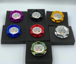 RED Mugen JDM Aluminium Engine Oil Cap Cover Honda Civic DC2 Type R EP3 Acura - Picture 1 of 4