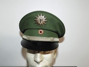 Vintage West German Federal Border Guard visor hat - OBSOLETE