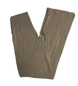 Angelrox Cloud Bamboo Pants Womens Size S/M Tan Brown Pull On - Picture 1 of 8