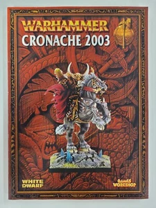 Warhammer Cronache 2003 Games Workshop White Dwarf Italiano OOP Rare - Imagen 1 de 2