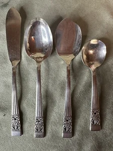 Lot Of 4 Oneida Community CORONATION 2 Spreaders 2 Sugar Spoon Silver Plate 1936 - Picture 1 of 4
