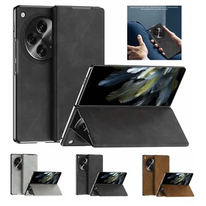 For OnePlus Open Business PU Leather Shockproof Flip Case Stand Full Body Cover - Picture 1 of 12
