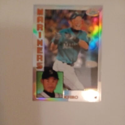 Ichiro 1984 Refractor Insert 2019 Topps Chrome Silver #84TC-14 - Image 1 of 3