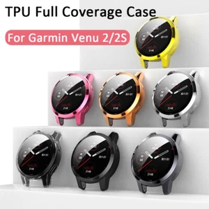 Shell Case Protective TPU Screen Protector For Garmin Venu 2/2S Vivoactive 4/4S - Photo 1 sur 19