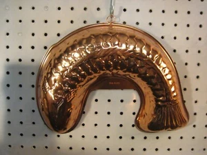 Copper / Tin Lined Decorative Fish Mold 5 1/2 Cups - Picture 1 of 5