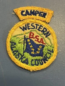 CAMPER SEGMENT AND ROUND CAMP GORSUCH WESTERN ALASKA COUNCIL BOY SCOUT WWW BSA - Picture 1 of 1
