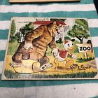 Vintage Jaymar Walt Disney Productions baby Duck & Zoo bear  Frame Tray Puzzle