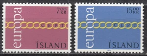 Iceland No 451-452** Europa CEPT 1971 - Picture 1 of 1
