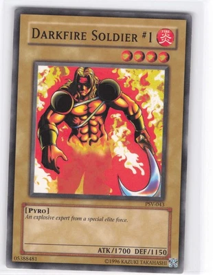 Darkfire Soldier #1 Common Pharaoh's Servant (Worldwide English) PSV-EN043 NM Un - Image 1 of 2