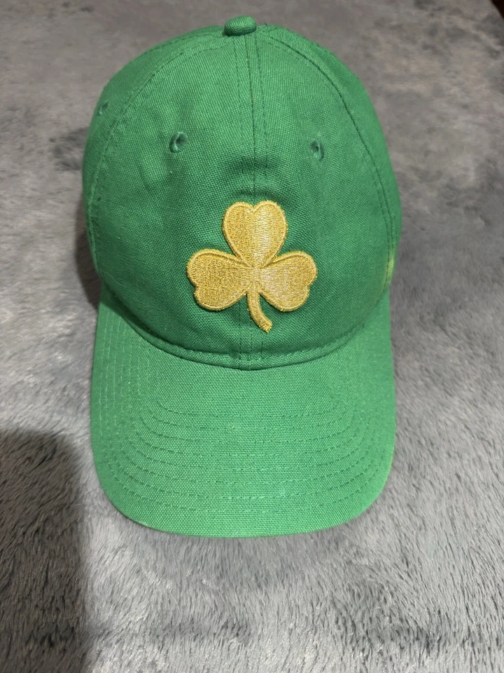 Chapéu de beisebol verde Boston Celtics logotipo trevo 17 campeonatos detalhes dourados! - Imagem 1 de 4