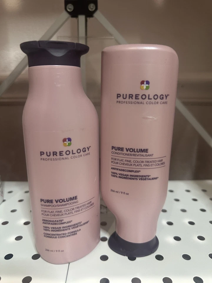 Pureology Pure Volume Shampoo/Conditioner For All Hair Types Hair 9oz Each - Image 1 of 1