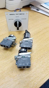 Lote de trabajo de interruptores Schneider Telemecanique ZB- 101/102 con pulsadores, etc. - Imagen 1 de 6