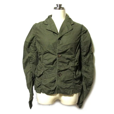 Chaqueta arrugada COMME des GARCONS 2009 XS algodón caqui buen estado Foto 1 de 4