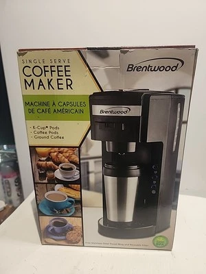 Brentwood Single Serve K-Cup Pod Coffee Maker, Black - Image 1 of 3