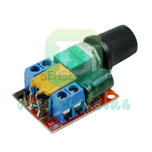 Mini 5A Motor PWM Speed Controller DC 3V-35V Speed Control Switch LED Dimmer - Picture 1 of 6