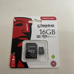 Kingston 16GB MicroSDHC Flash Memory Card Class 4 (SDC4/16GB) Fast Uk Postage - Picture 1 of 3