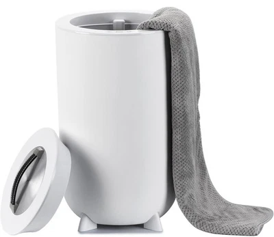 Cubo calentador de toallas Uthfy 25L con pantalla LED inferior columnas de calefacción temporizador blanco Foto 1 de 4