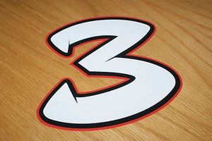 Max Biaggi no3 Race Number - Large - Picture 1 of 1