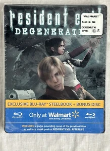 Resident Evil Degeneration Blu-ray Steelbook Walmart USA Exclusive - New Sealed - Picture 1 of 3