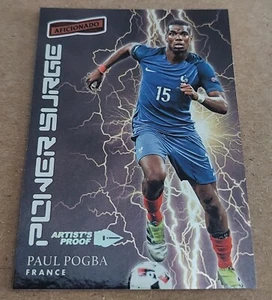 2016-17 Panini Aficionado PAUL POGBA #20 Power Surge Artist’s Proof Holo France - Picture 1 of 6