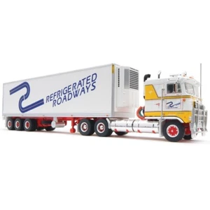 HIGHWAY REPLICAS REFRIGERATED ROADWAYS PRIME MOVER WITH TRAILER 1:64 SCALE TRUCK - Picture 1 of 1
