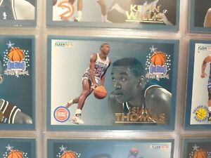 92 93 NBA FLEER ALL STAR WEEKEND INSERT CARD #11 Isaiah Thomas 