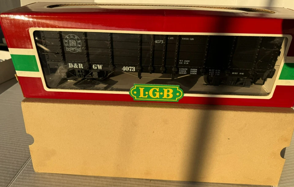 LGB C03 D&rgw High Side Gondola W/sleeve G Scale