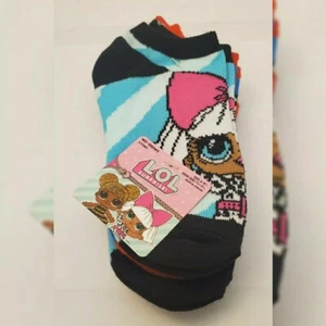 5 PAIRS LOL SURPRISE SOCKS GIRLS SIZE 6-81/2  - Picture 1 of 3