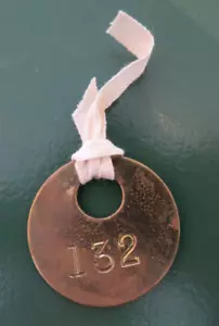Colliery Pit Check Tally - marked 132 - Picture 1 of 2