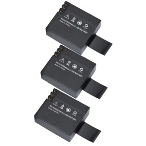 3x Battery For SJCAM SJ4000 Sj4000 SJ5000X For EKEN H9 H9R H8R H8 Action Camera - Picture 1 of 7