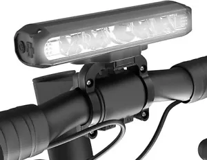 LED Bicycle Light Front Headlight Waterproof Bike Flashlight USB Rechargeable - Picture 1 of 6