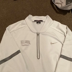 Equipo universitario Villanova Nike Golf Tiger Woods Cuarto de cremallera para hombre XL USADO EN EXCELENTE ESTADO - Imagen 1 de 5